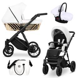 Poussette trio Ivento white style