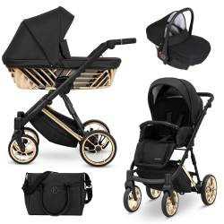 Poussette trio Ivento premium glam white pearl