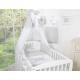 Parure de lit bébé prince ou princesse gris