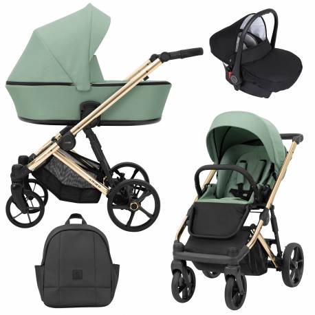 Poussette trio Arizo premium mint