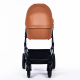 Poussette trio Nexus camel en cuir
