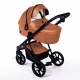 Poussette trio Nexus camel en cuir