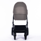 Poussette trio Nexus dark grey en cuir