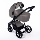 Poussette trio Nexus dark grey en cuir