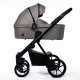 Poussette trio Nexus dark grey en cuir