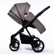 Poussette trio Nexus dark grey en cuir
