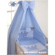 Parure de lit bébé prince ou princesse bleu