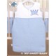 Parure de lit bébé prince ou princesse bleu