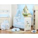 Parure de lit bébé âne bleu