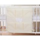 Parure de lit bébé deux coeurs crème