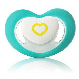 sucette forme coeur bleu 6 mois et plus