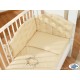 Parure de lit bébé chic beige