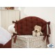 Parure de lit bébé chic marron