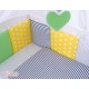 Parure de lit bébé complète Color mix Set 8