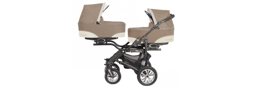 Poussette trio TWINNY pour jumeaux