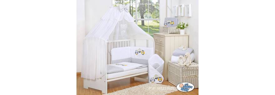 Parure de lit bébé hibou