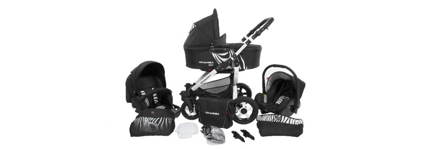 Poussette trio grander originale