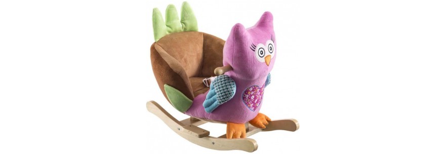 Bascule pour bébé en bois