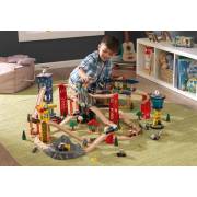 Circuit de trains en bois